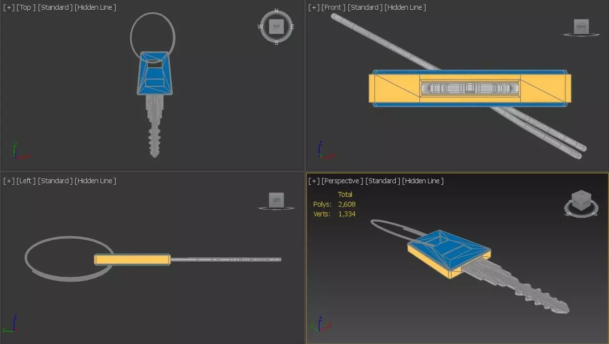 Key Model free VR / AR / low-poly 3D model | CGTrader