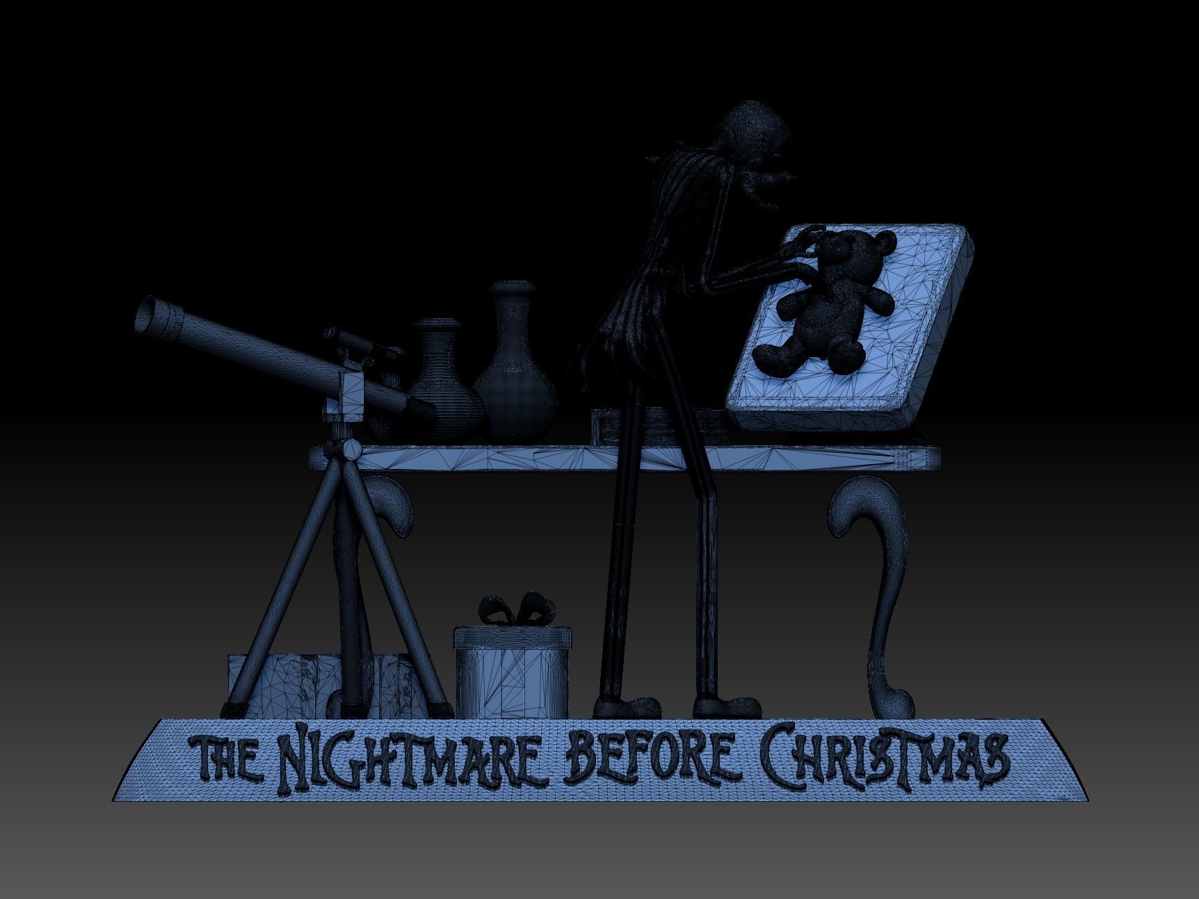 JackSkeleton skeleton working at table 3D print model_7