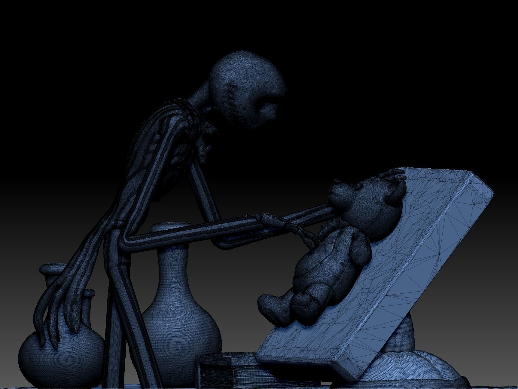 JackSkeleton skeleton working at table 3D print model_8