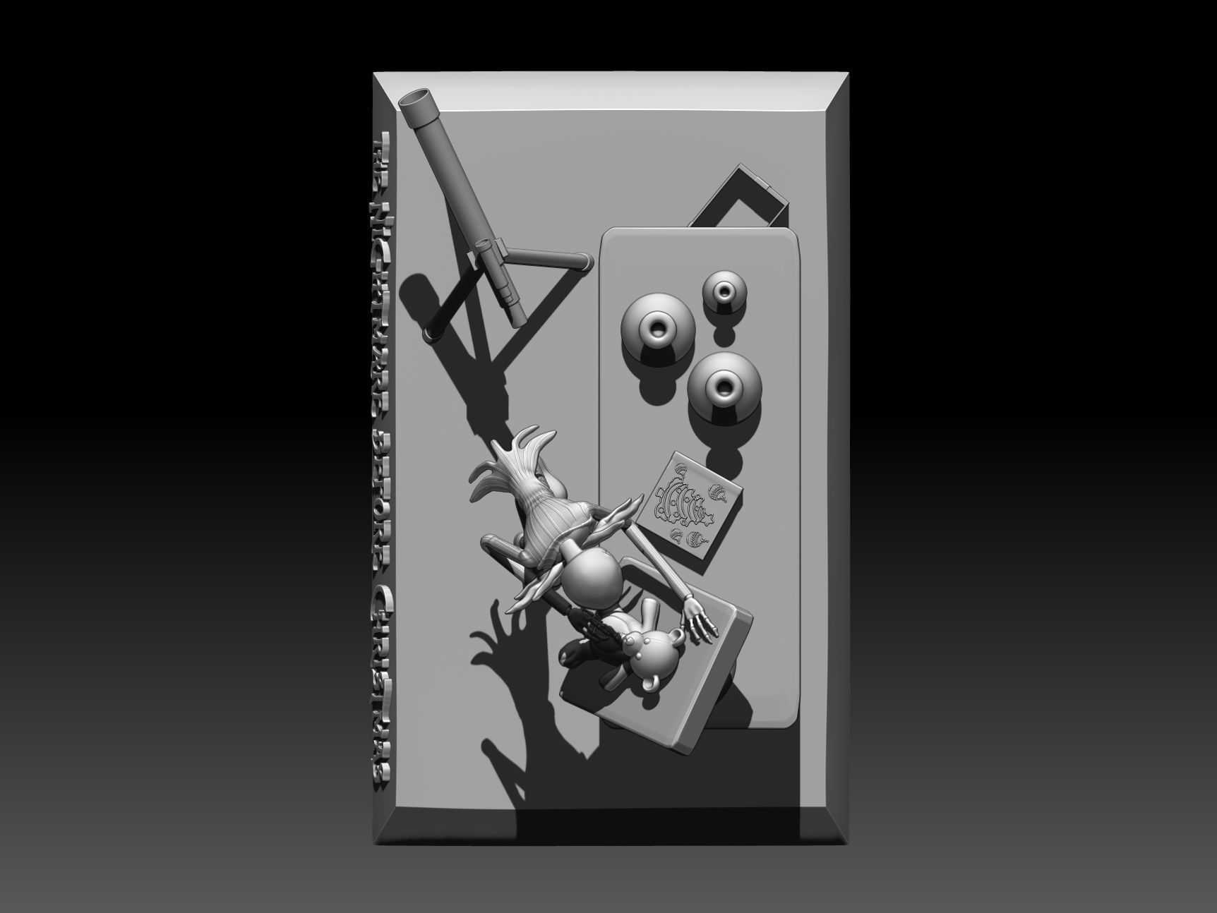 JackSkeleton skeleton working at table 3D print model_6