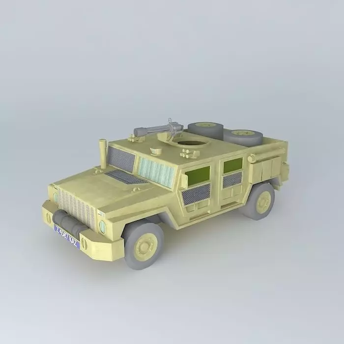 Tumen light armored transport vechicle Free 3D model