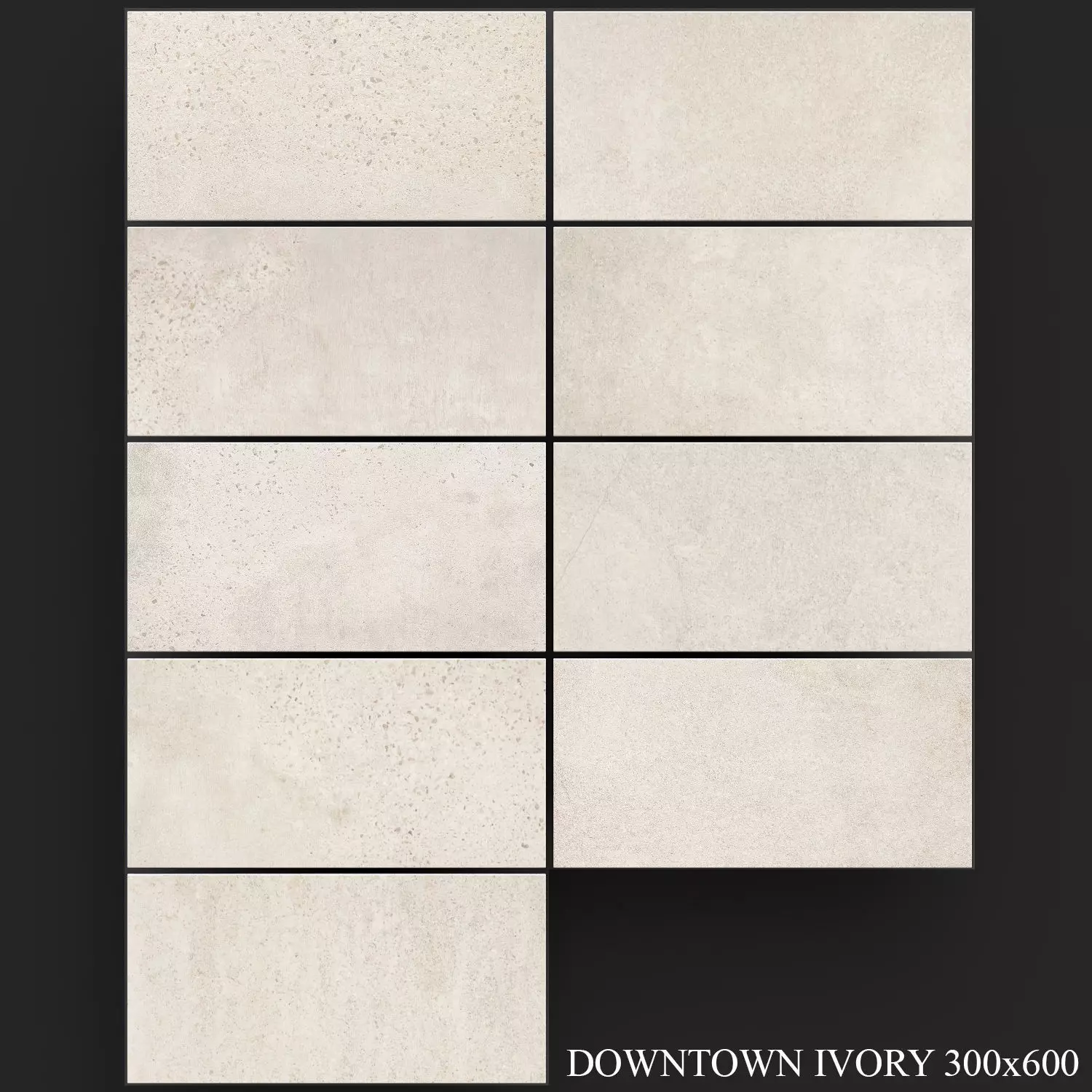 ABK Downtown Ivory 300x600 3D model_0