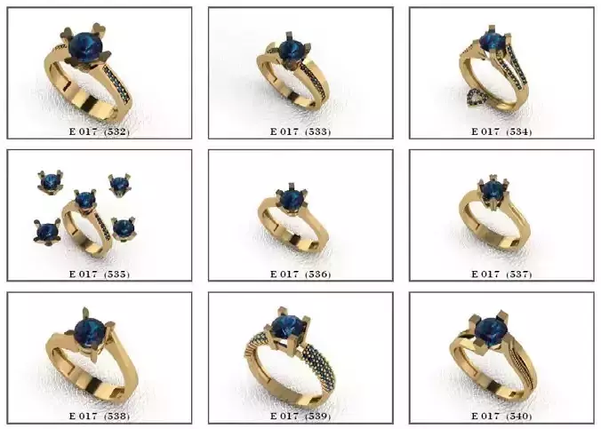Solatire Rings