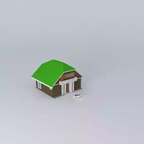 home house with roof