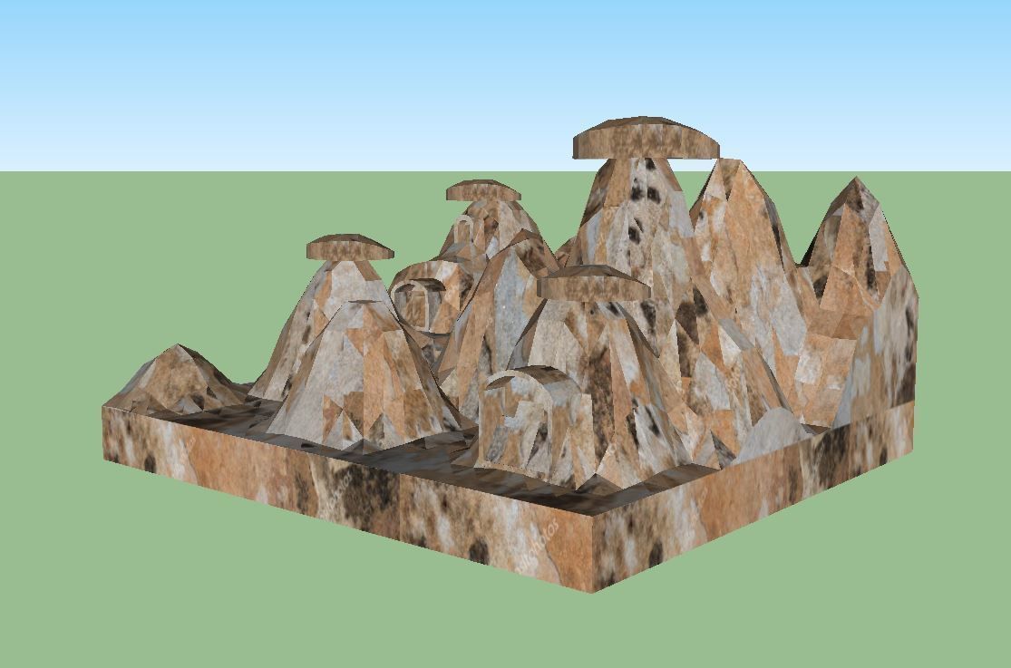 KAPADOKYA - TURKEY - 3D MODEL  3D print model_1