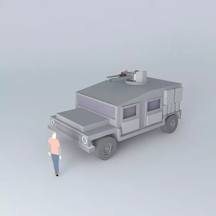 or2A KAZ army Free 3D model
