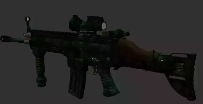 Military Machine Gun 