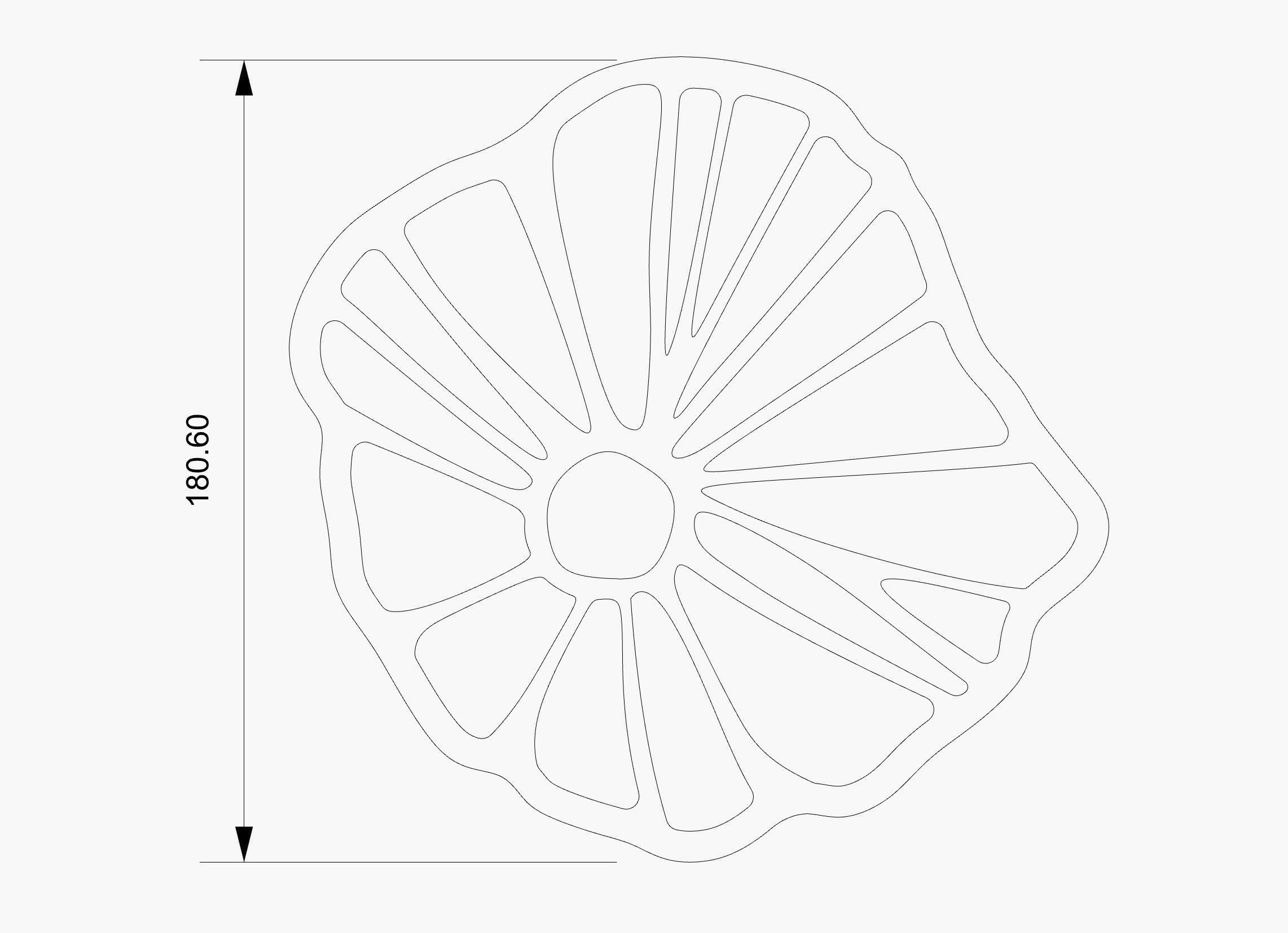 FLORALA trivet or coaster 3D print model_4