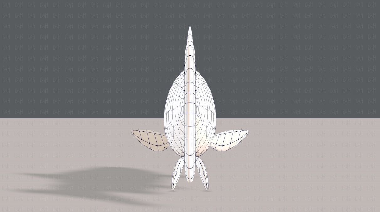 Fish V05 Low-poly 3D model_13