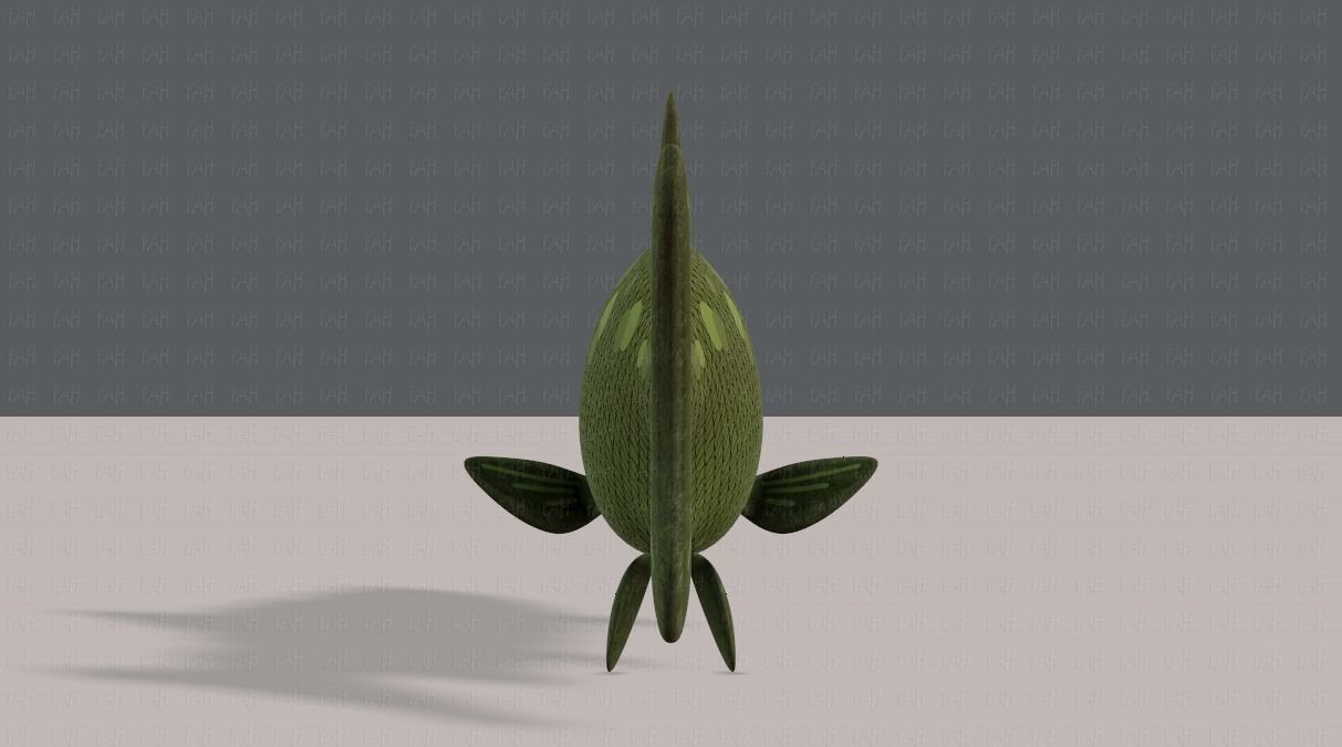 Fish V05 Low-poly 3D model_5