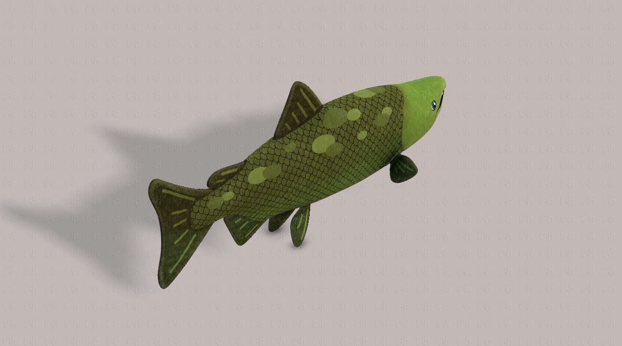 Fish V05 Low-poly 3D model_20