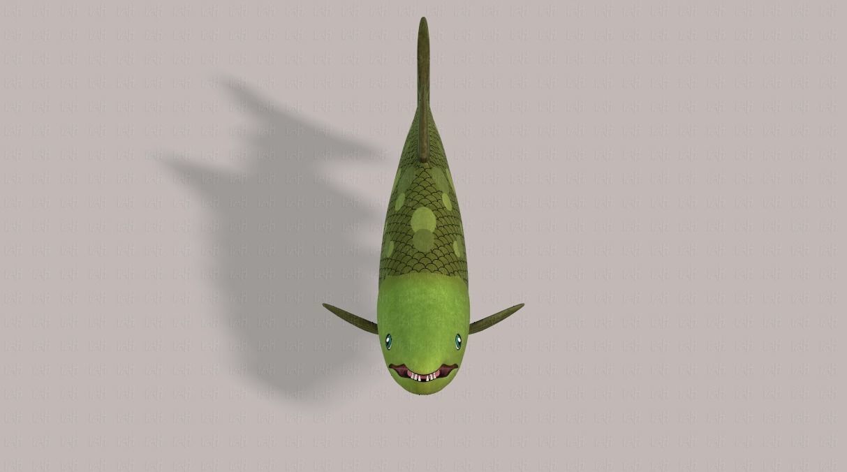 Fish V05 Low-poly 3D model_17