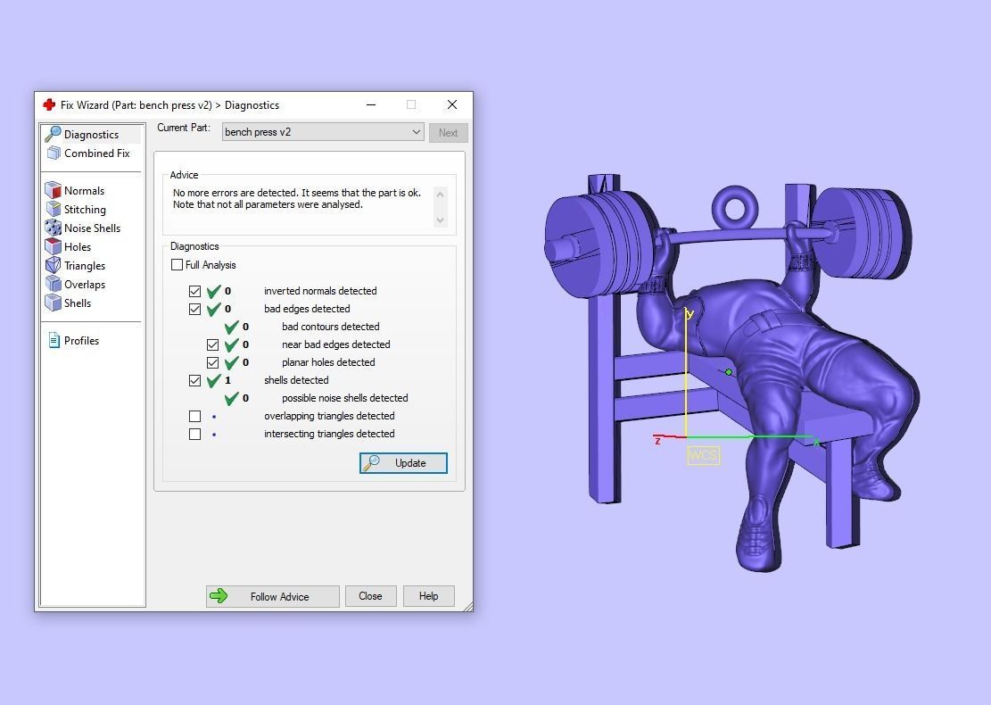 Bench press GYM athlete pendant 3D print model_7