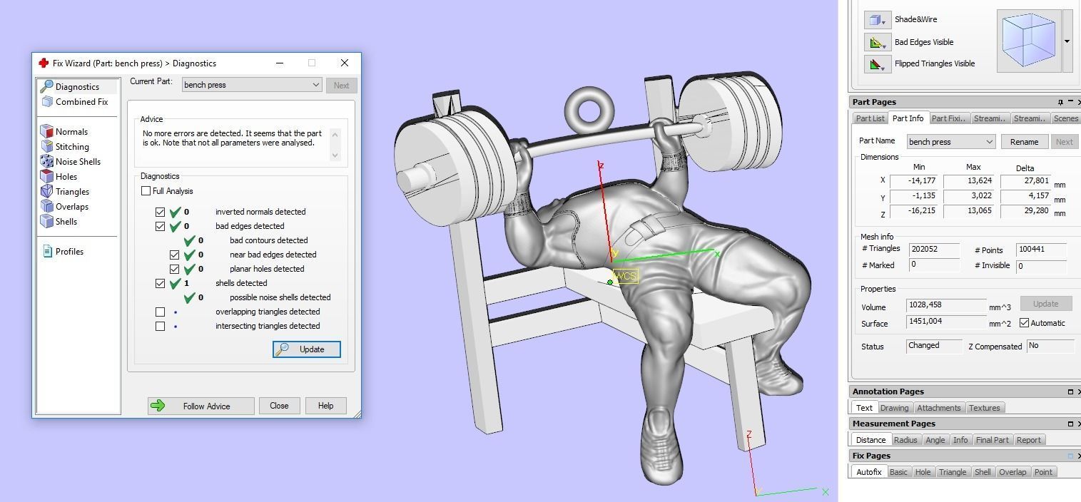 Bench press GYM athlete pendant 3D print model_3