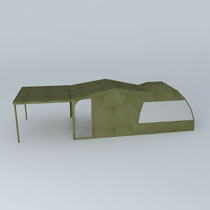 Jet Tent by OZ tent Free 3D model_2