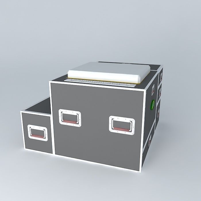 flightcase kitchen for Jeep Free 3D model_1