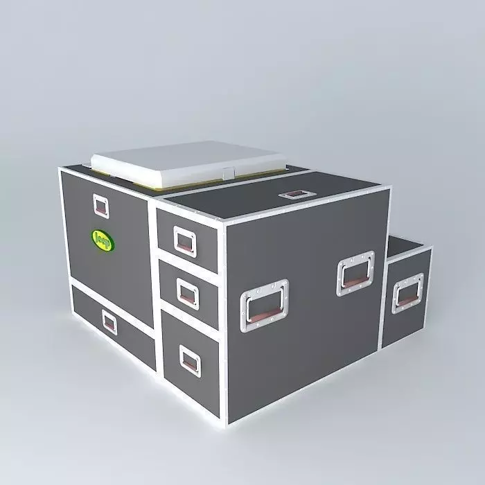 flightcase kitchen for Jeep Free 3D model_0