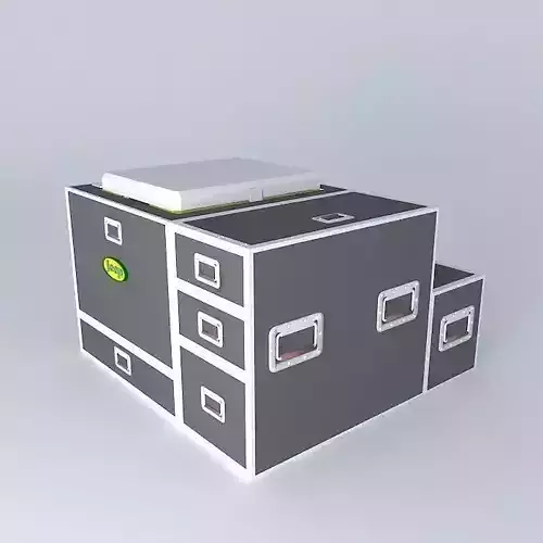 flightcase kitchen for Jeep Free 3D model