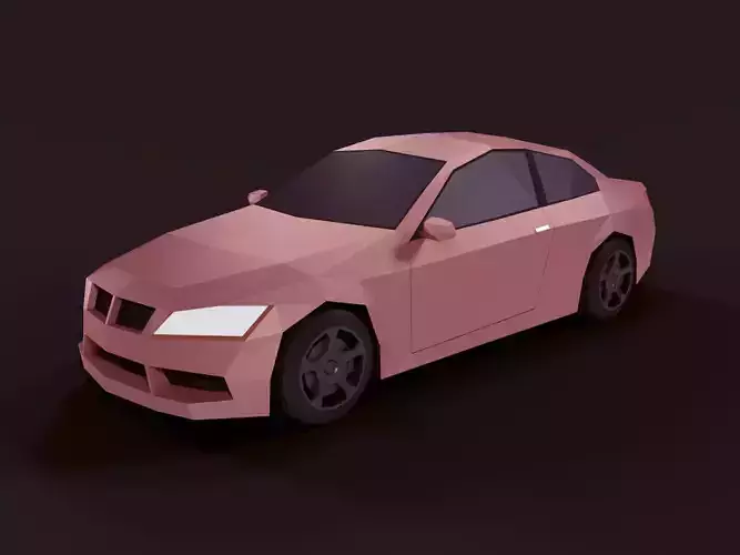 LowPoly Cartoon Car