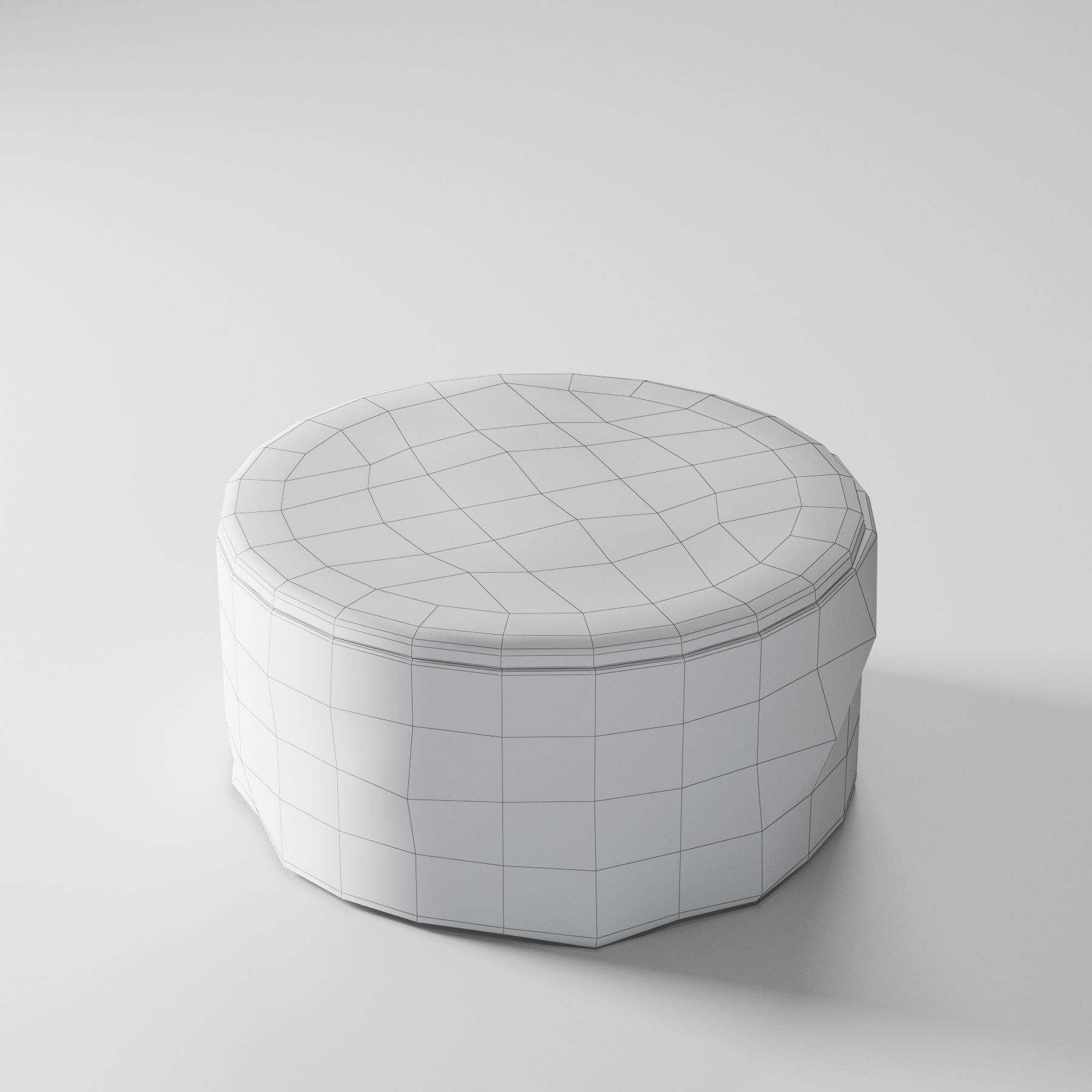 Praline Cylinder 3D model_1