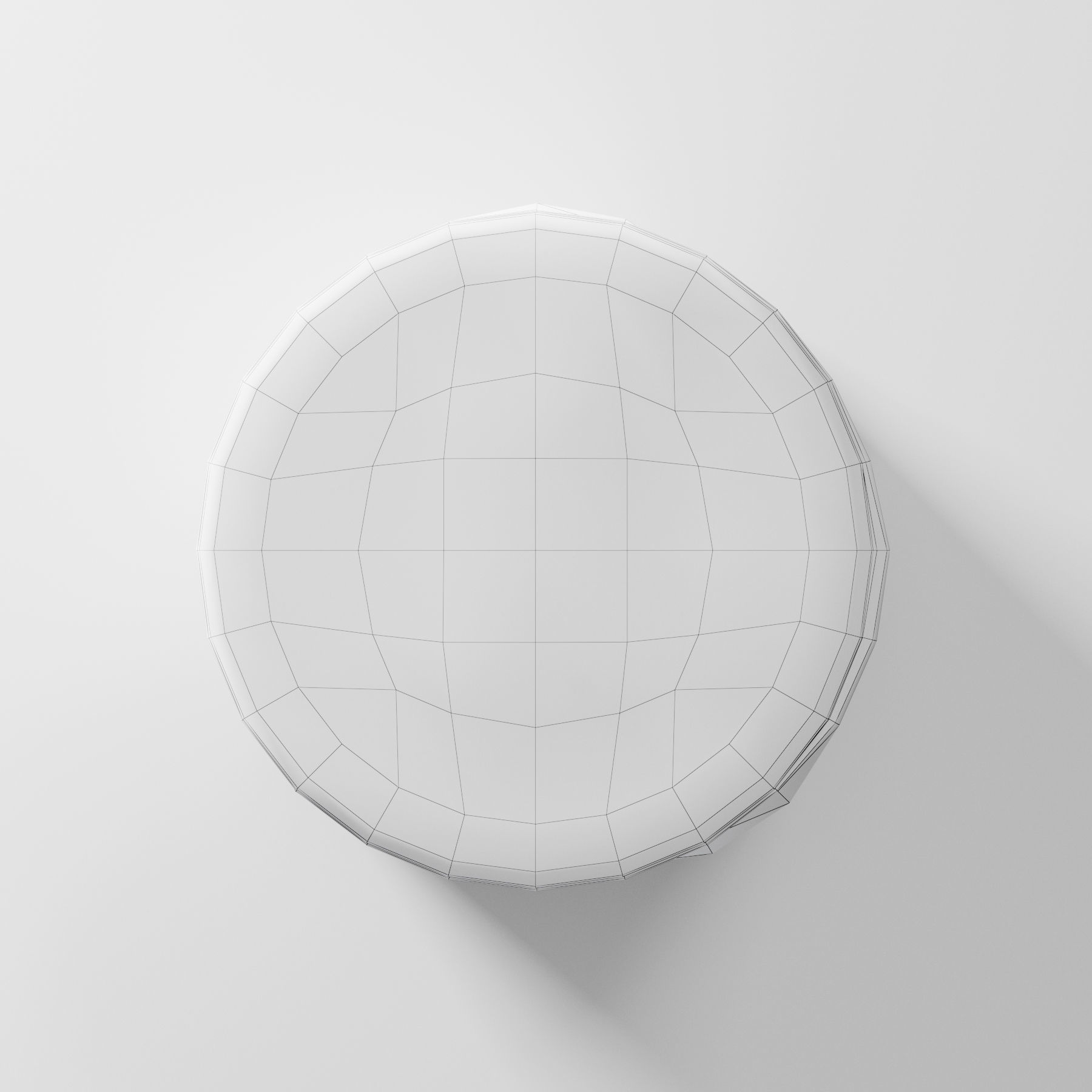 Praline Cylinder 3D model_4