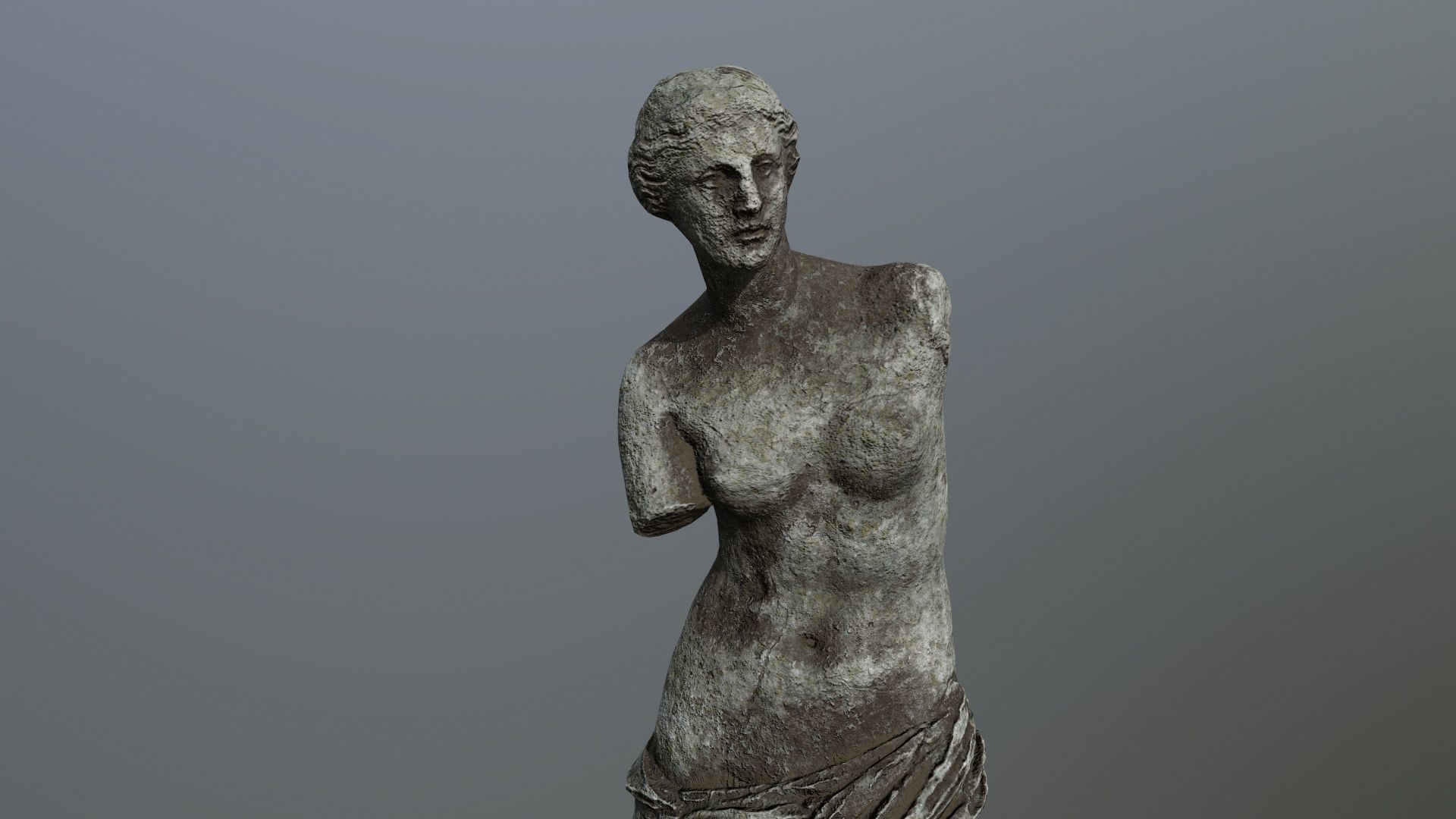 Venus de Milo Low-poly 3D model_1