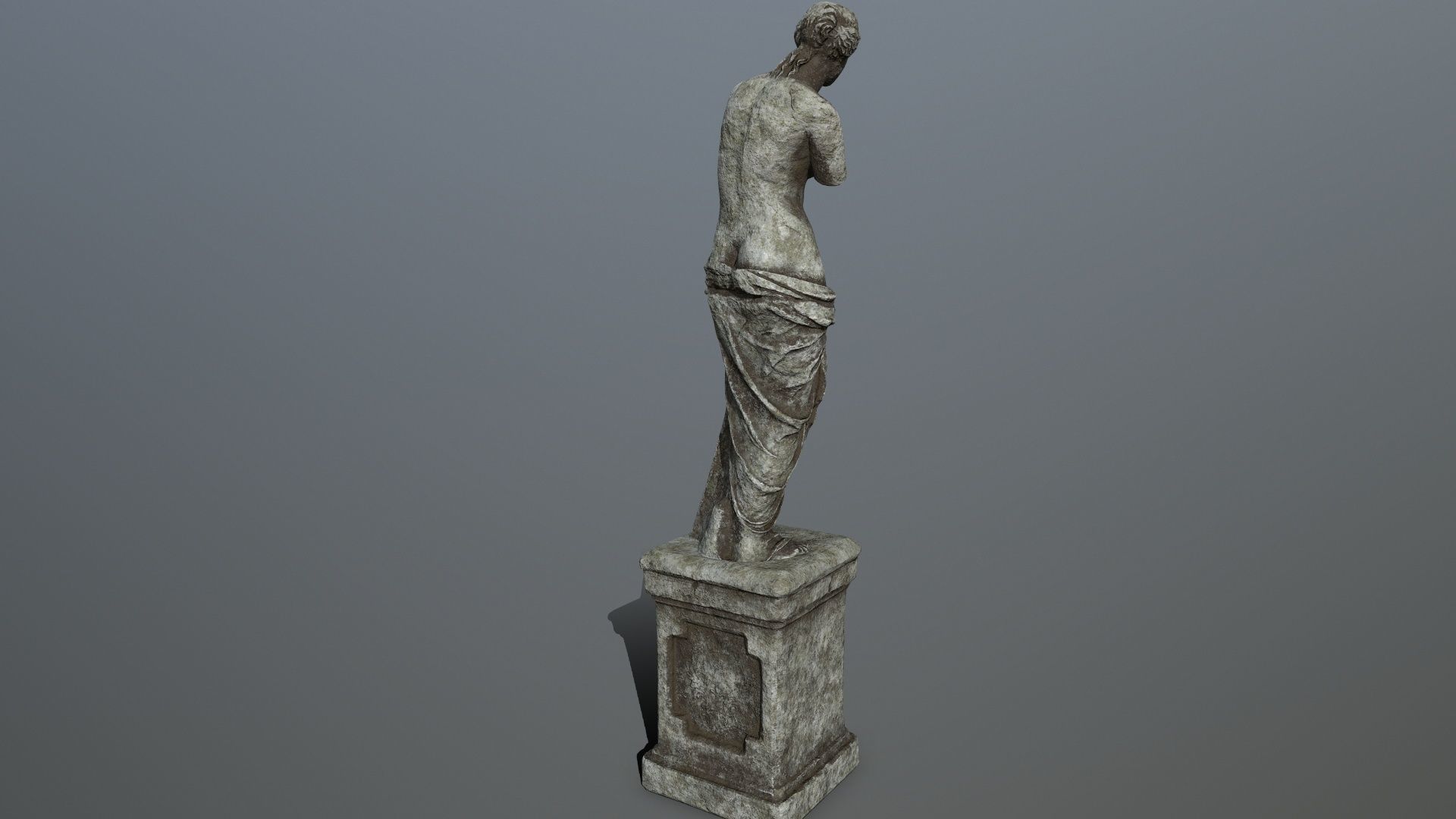 Venus de Milo Low-poly 3D model_7