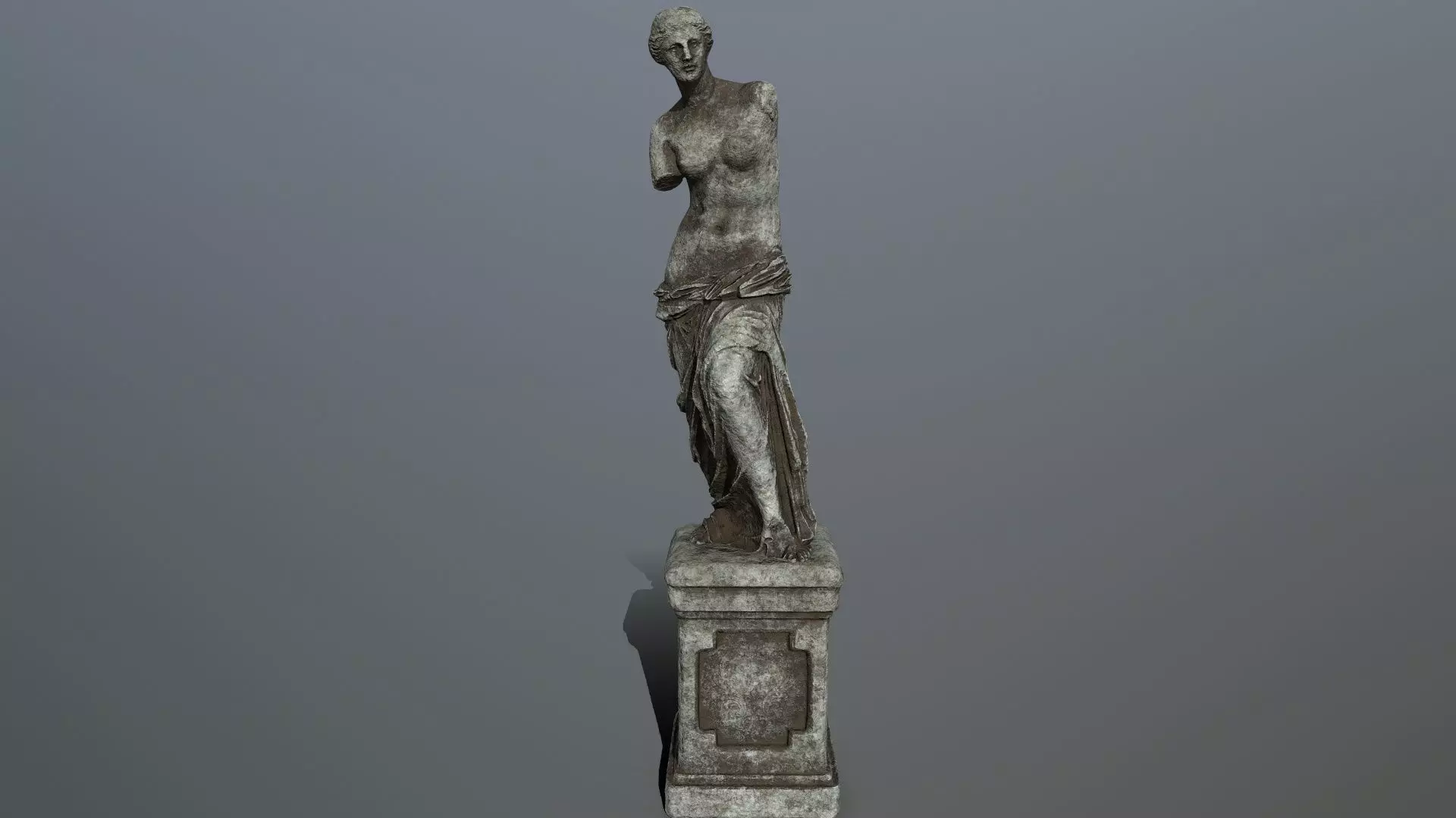 Venus de Milo Low-poly 3D model_0