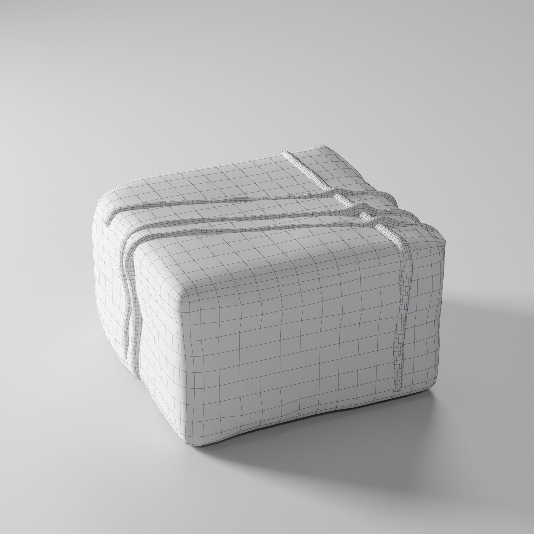 Praline Quad Glazing Cross 3D model_1