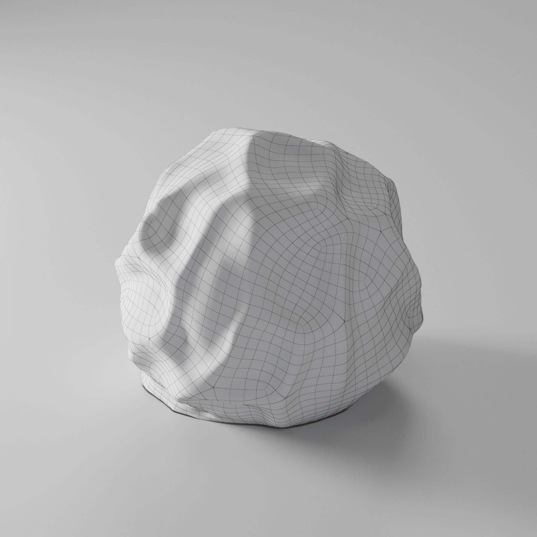 Praline Structur 3D model_1