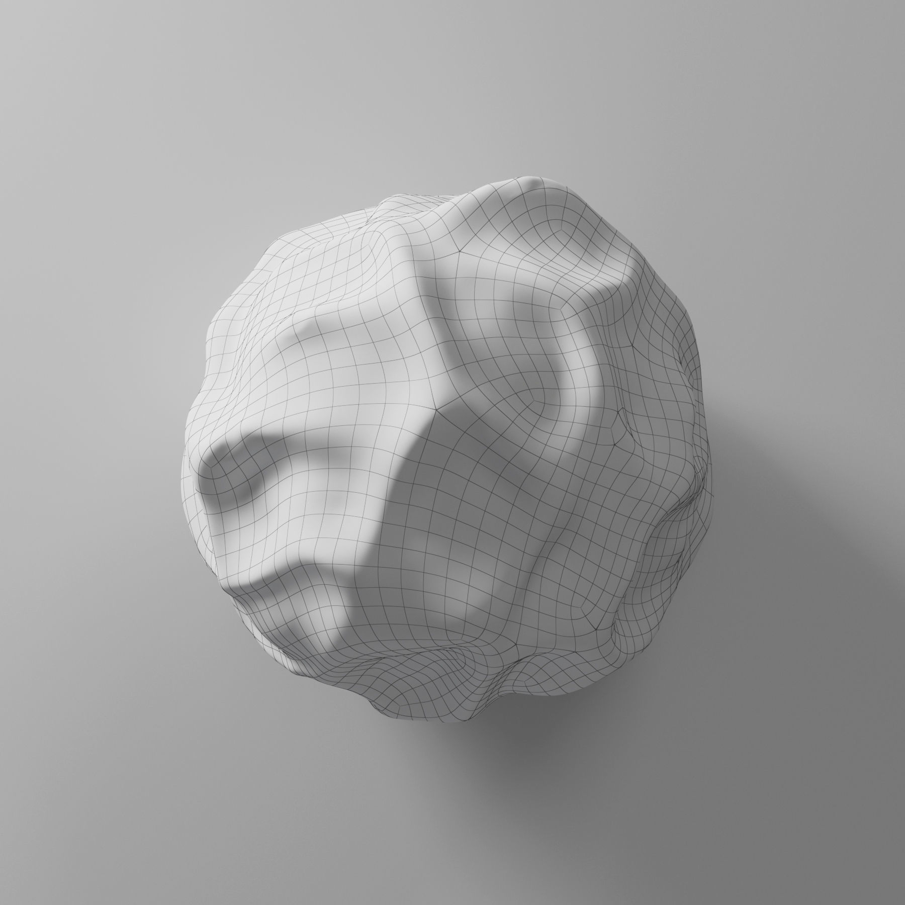 Praline Structur 3D model_4