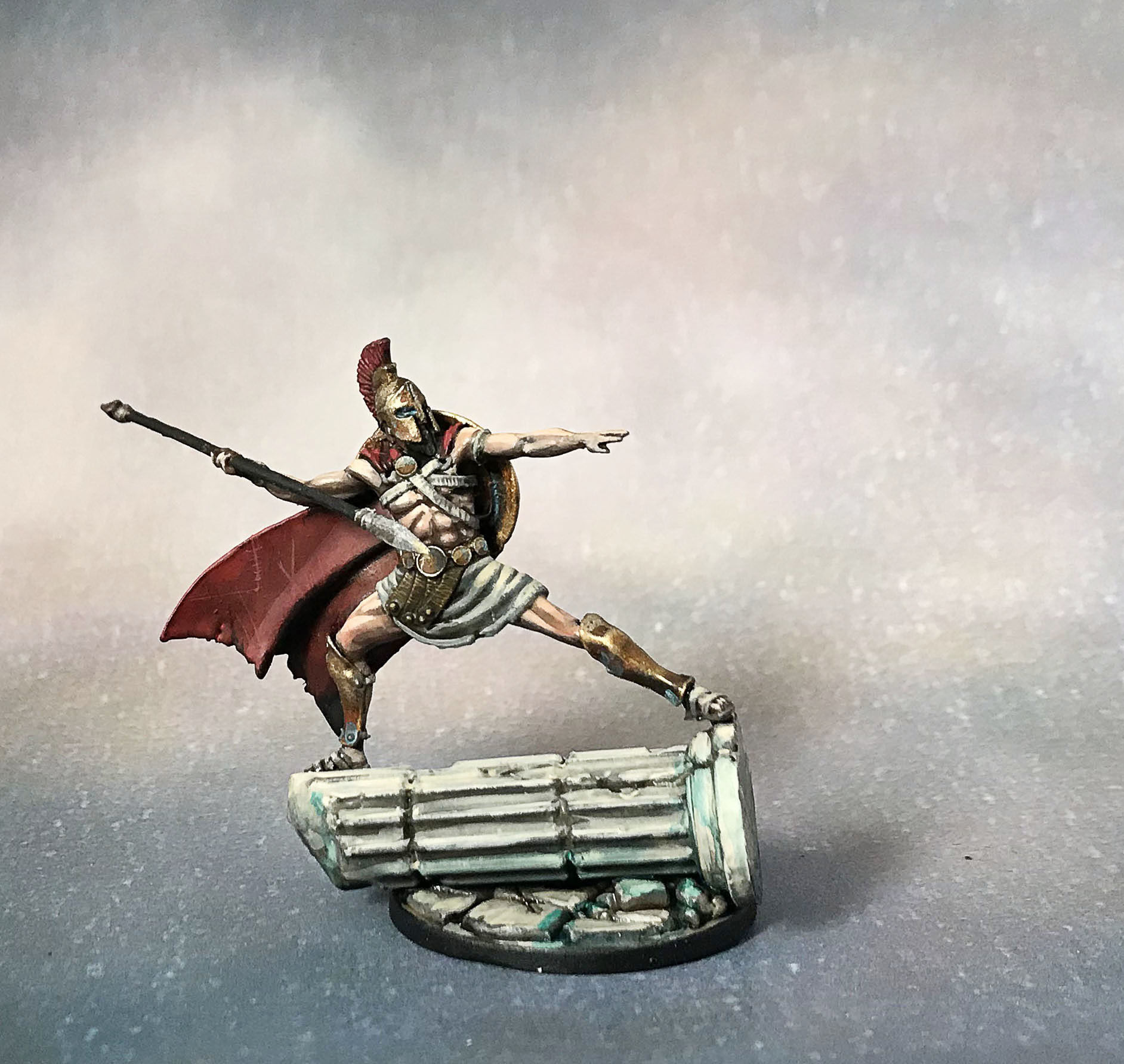 Spartan bundle I - 4 miniatures 35mm scale 3D print model_44