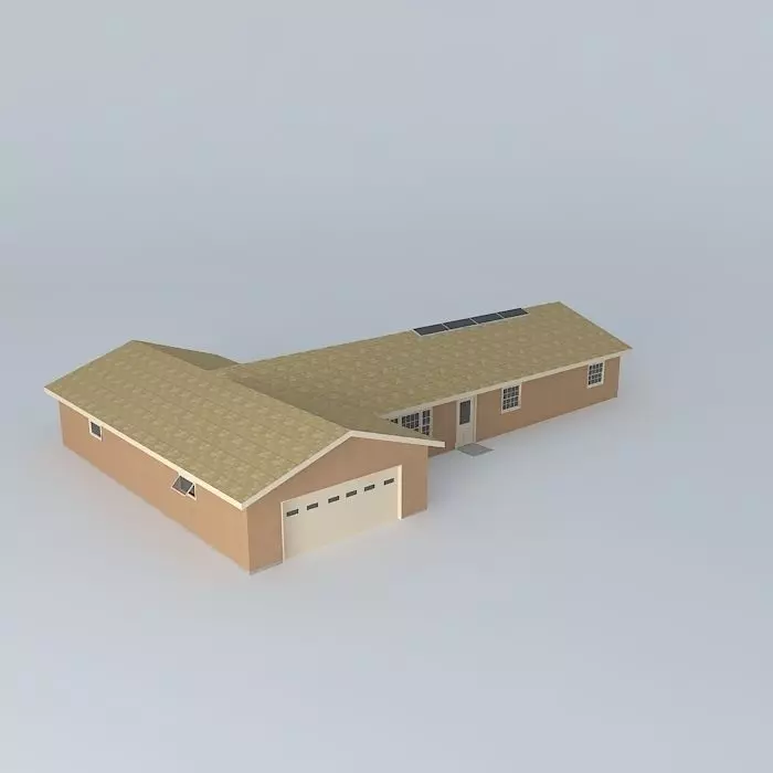 Flexible House Free 3D model_0