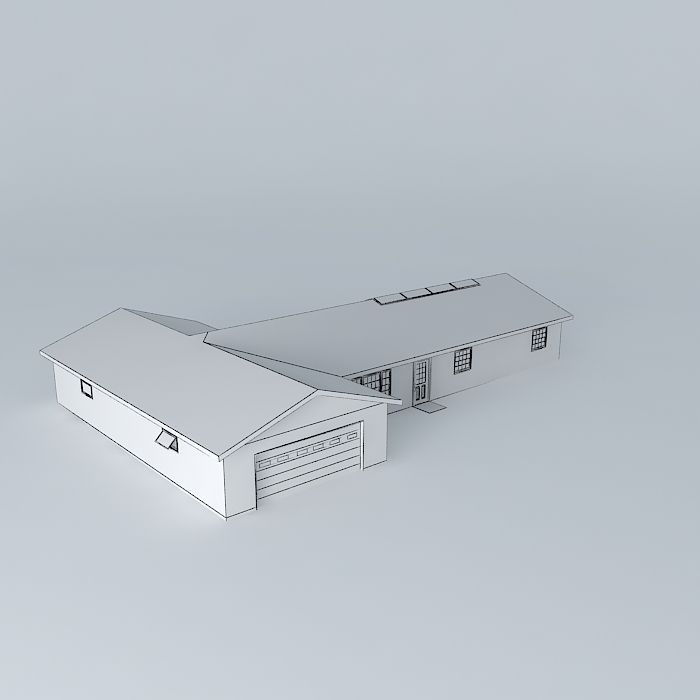 Flexible House Free 3D model_3