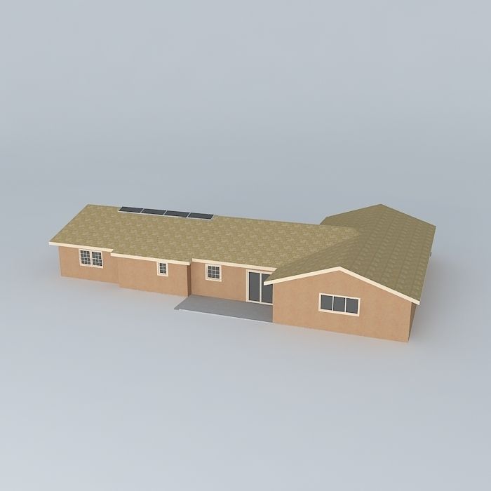 Flexible House Free 3D model_1