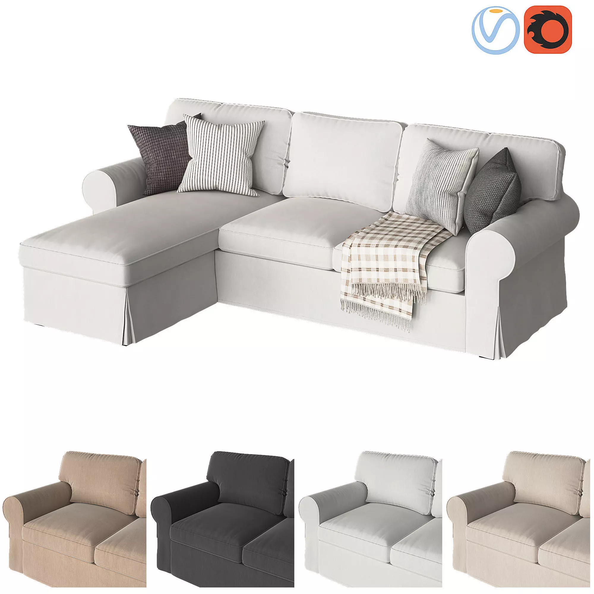 Ektorp corner  3D model_0