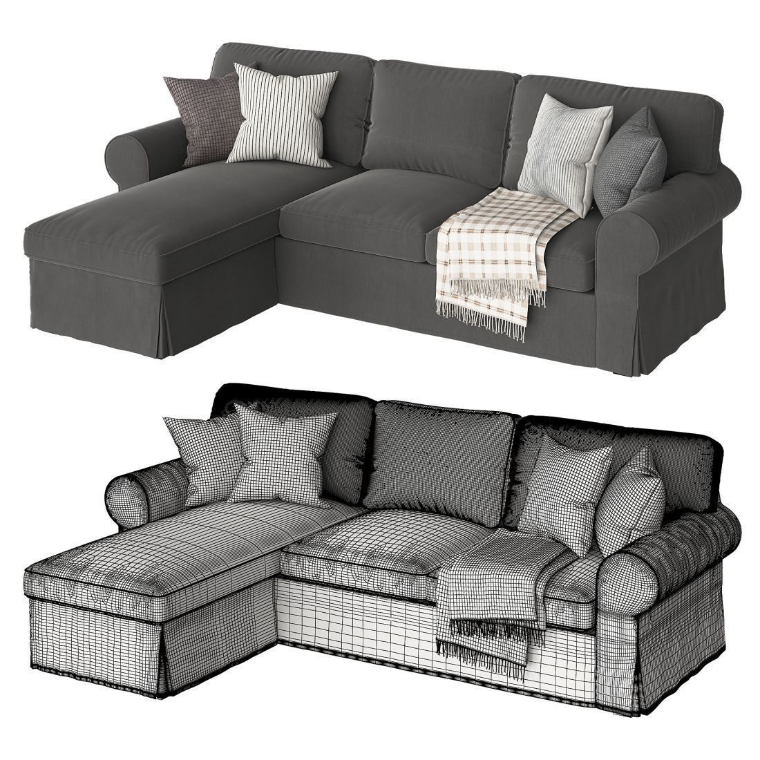 Ektorp corner  3D model_4