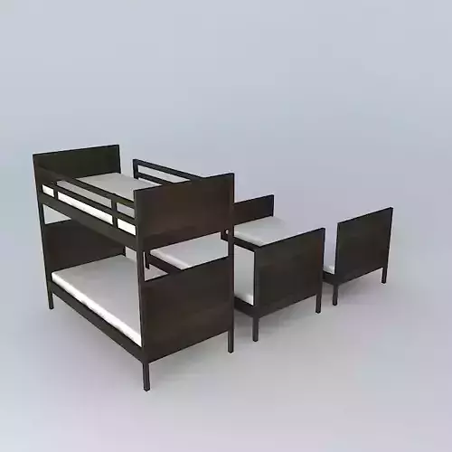 NORDDAL set of bunk beds