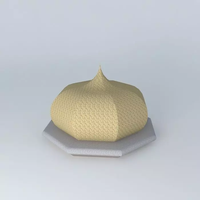 details islamic dome Free 3D model_0