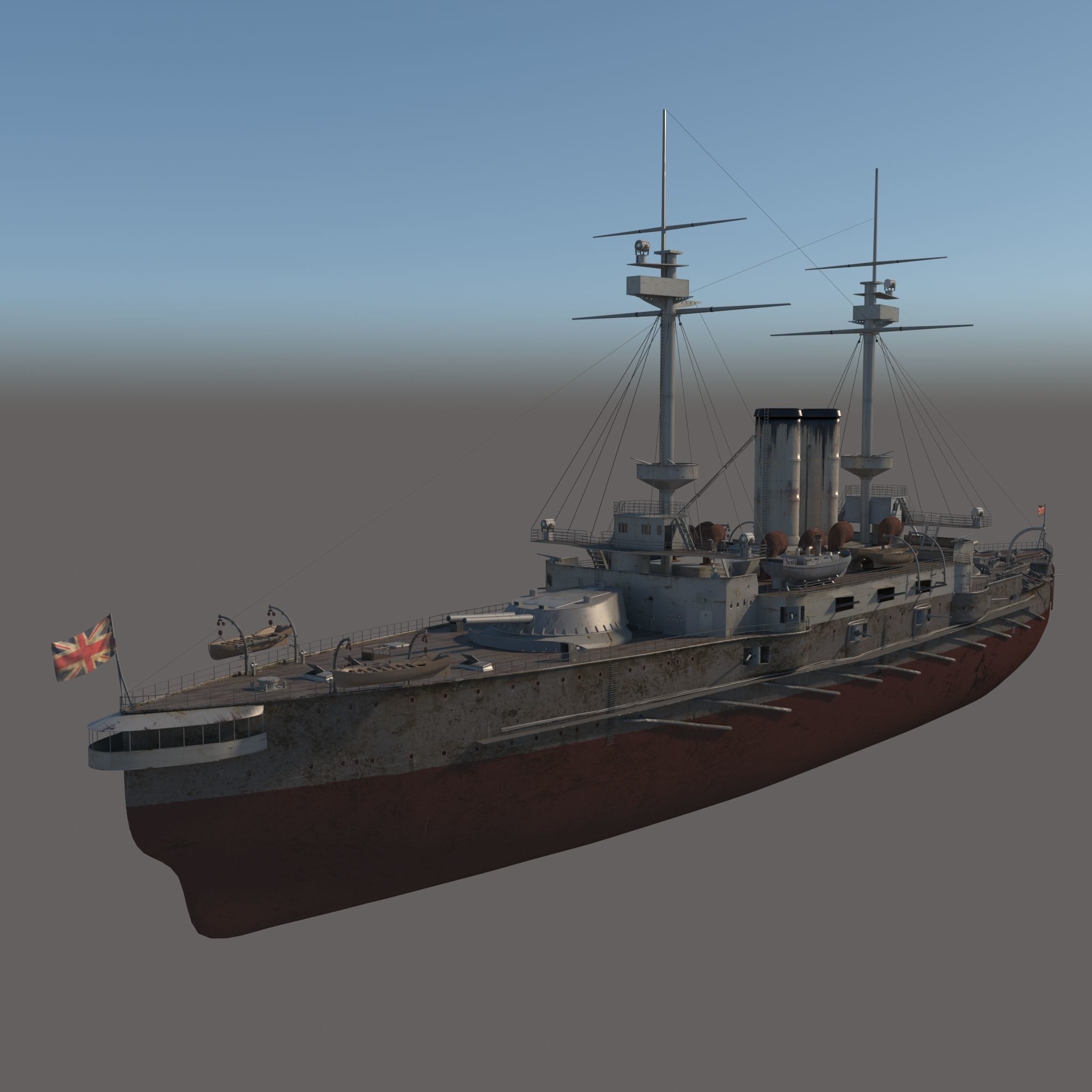 HMS OCEAN 3D model_6