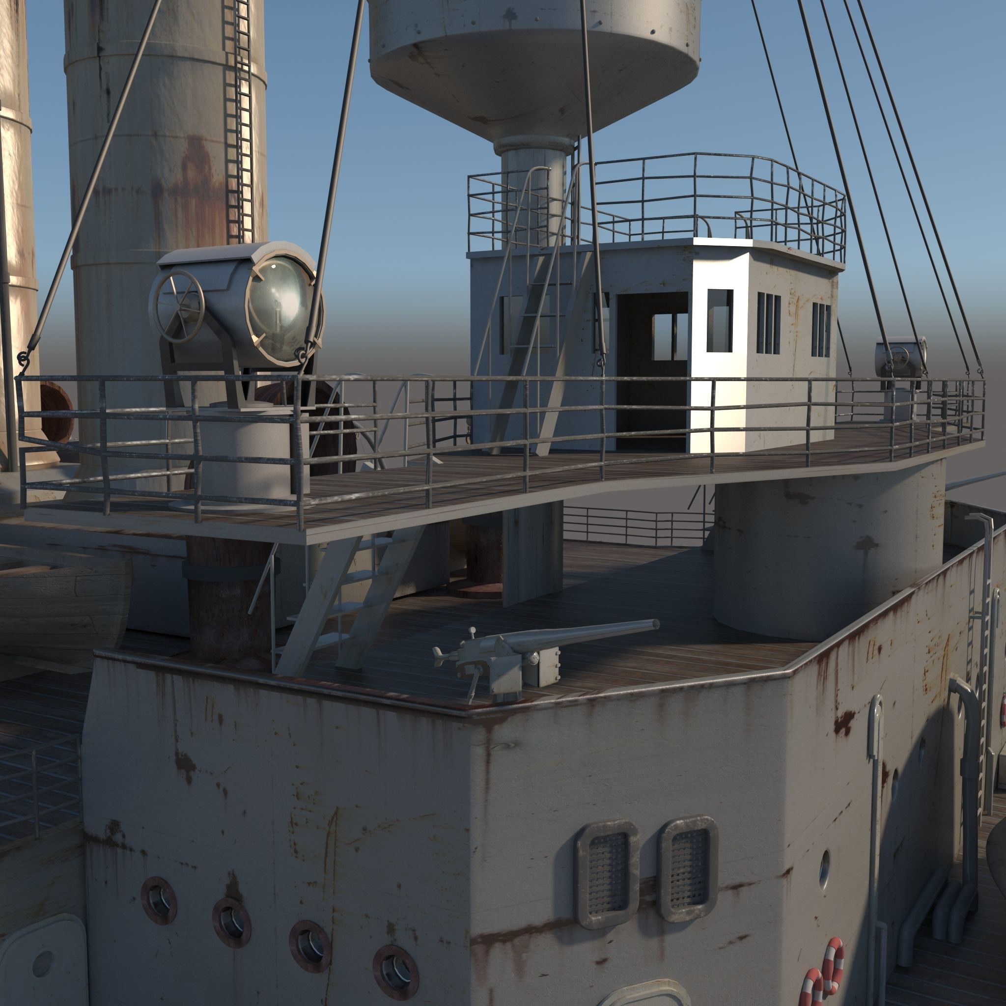 HMS OCEAN 3D model_20