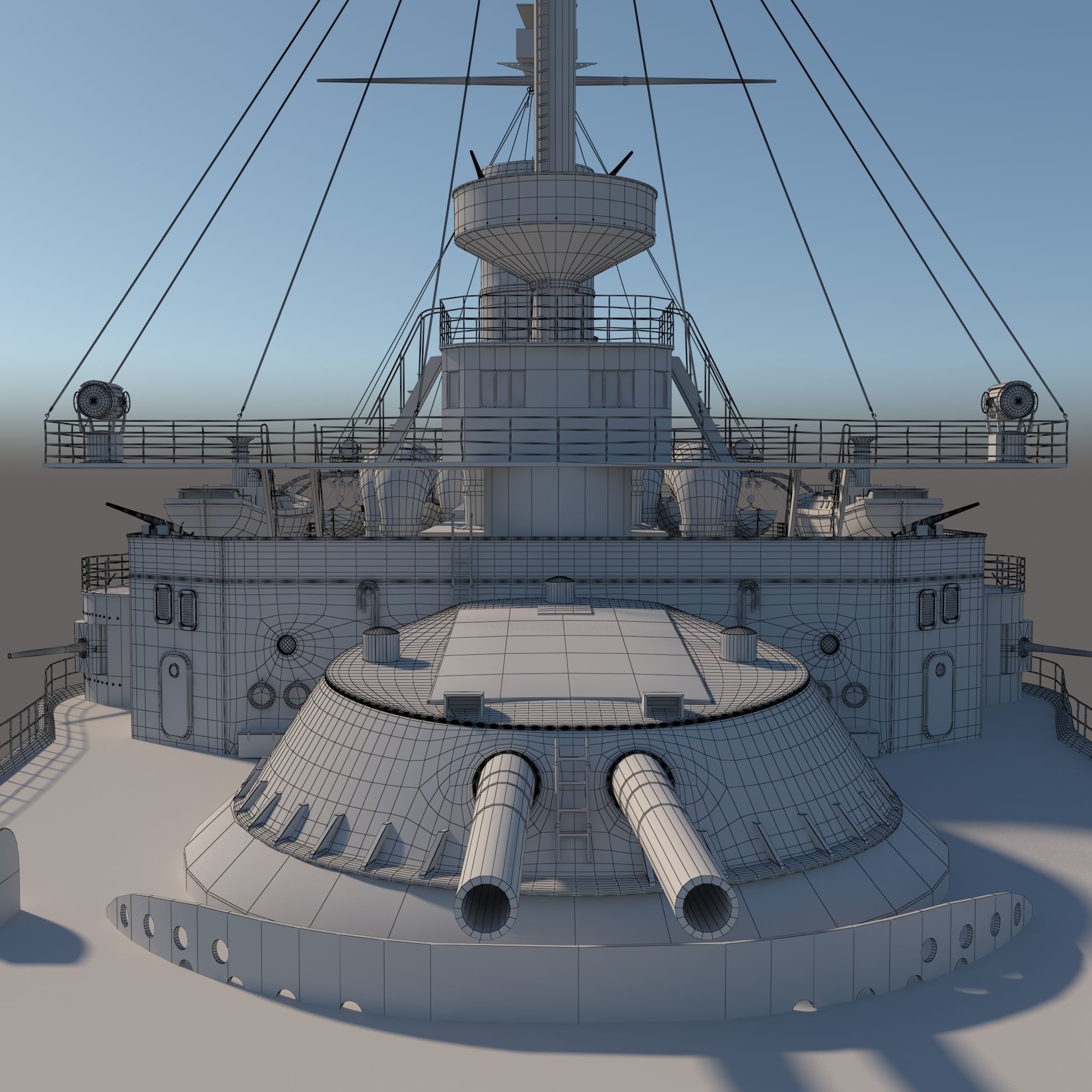 HMS OCEAN 3D model_25