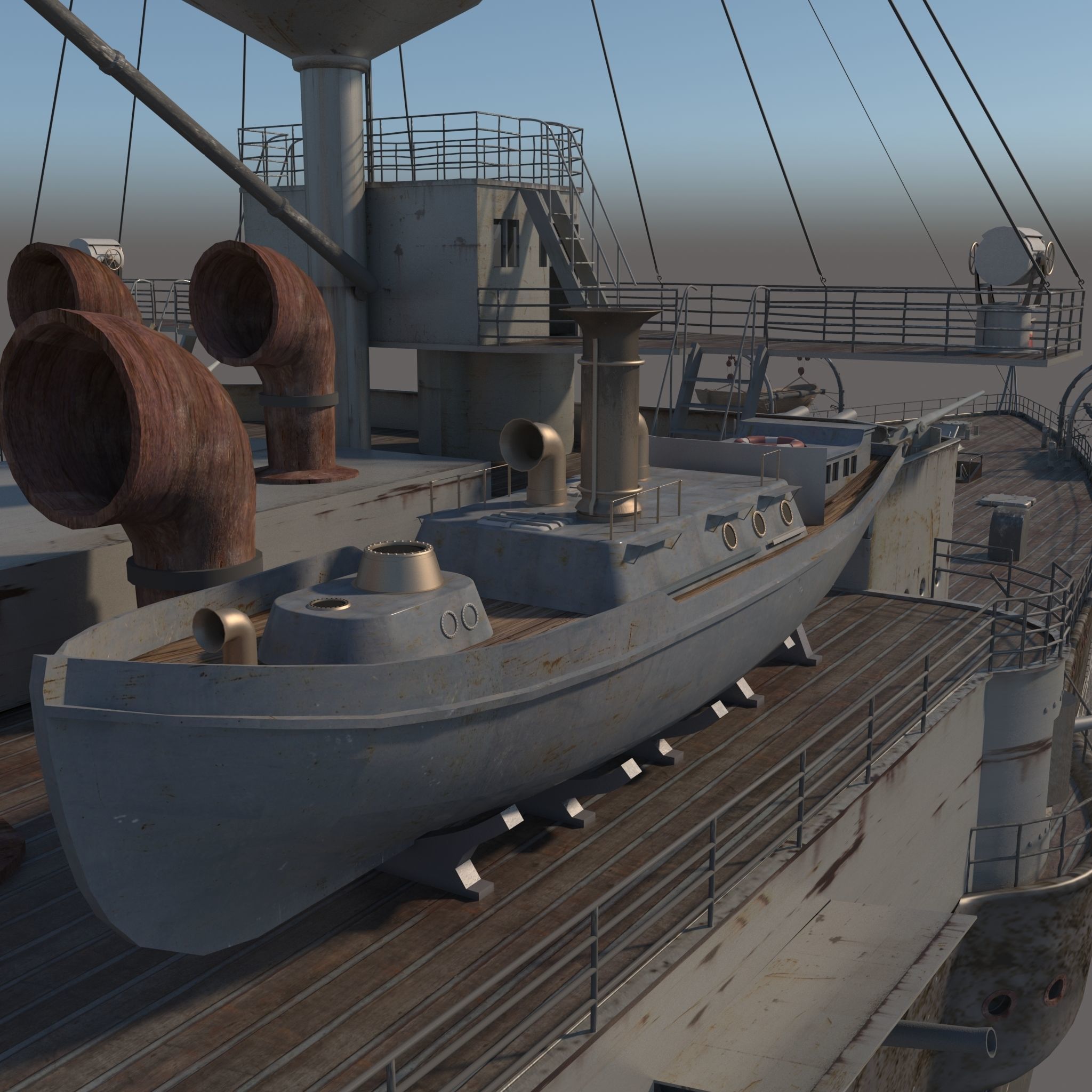 HMS OCEAN 3D model_16