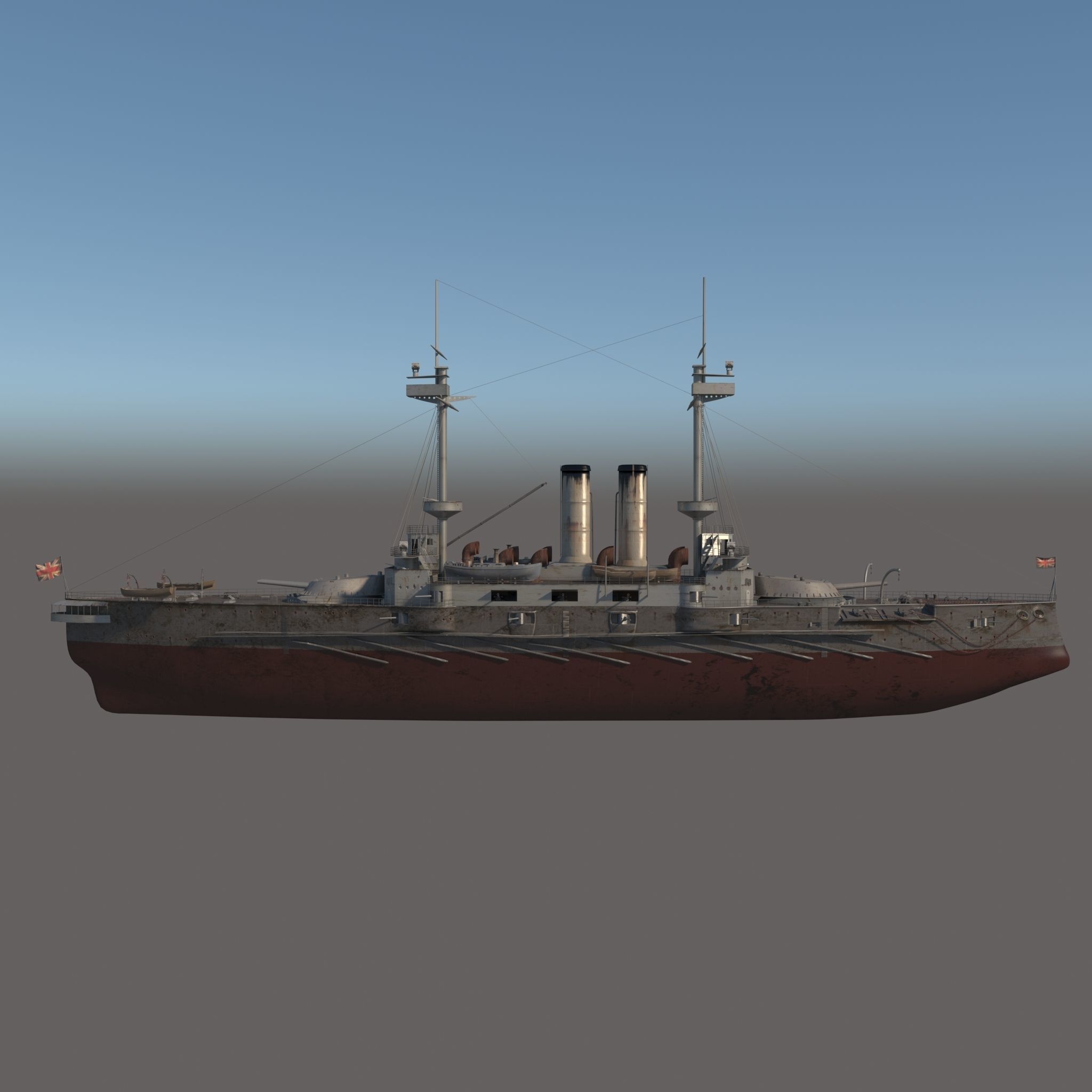 HMS OCEAN 3D model_8