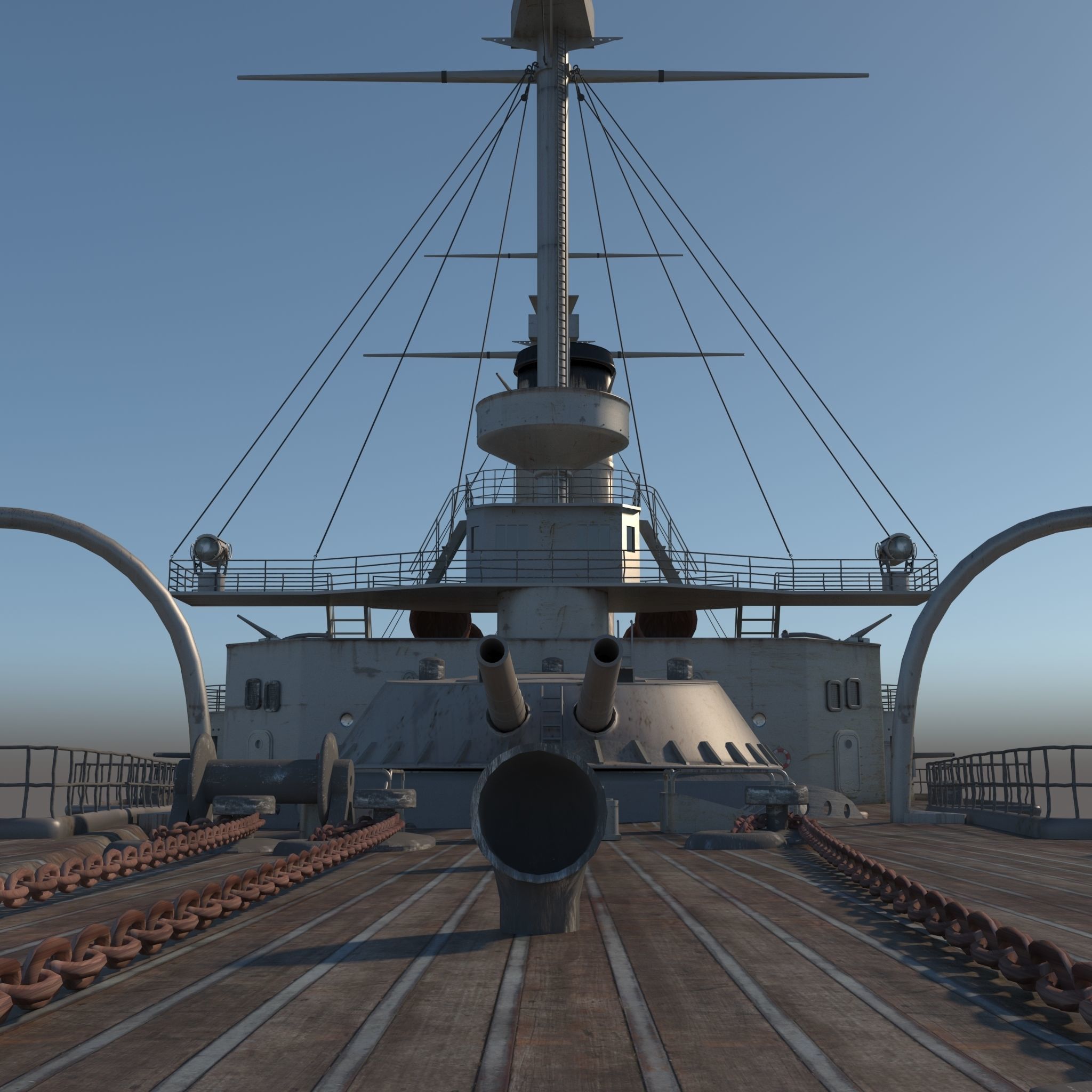 HMS OCEAN 3D model_12