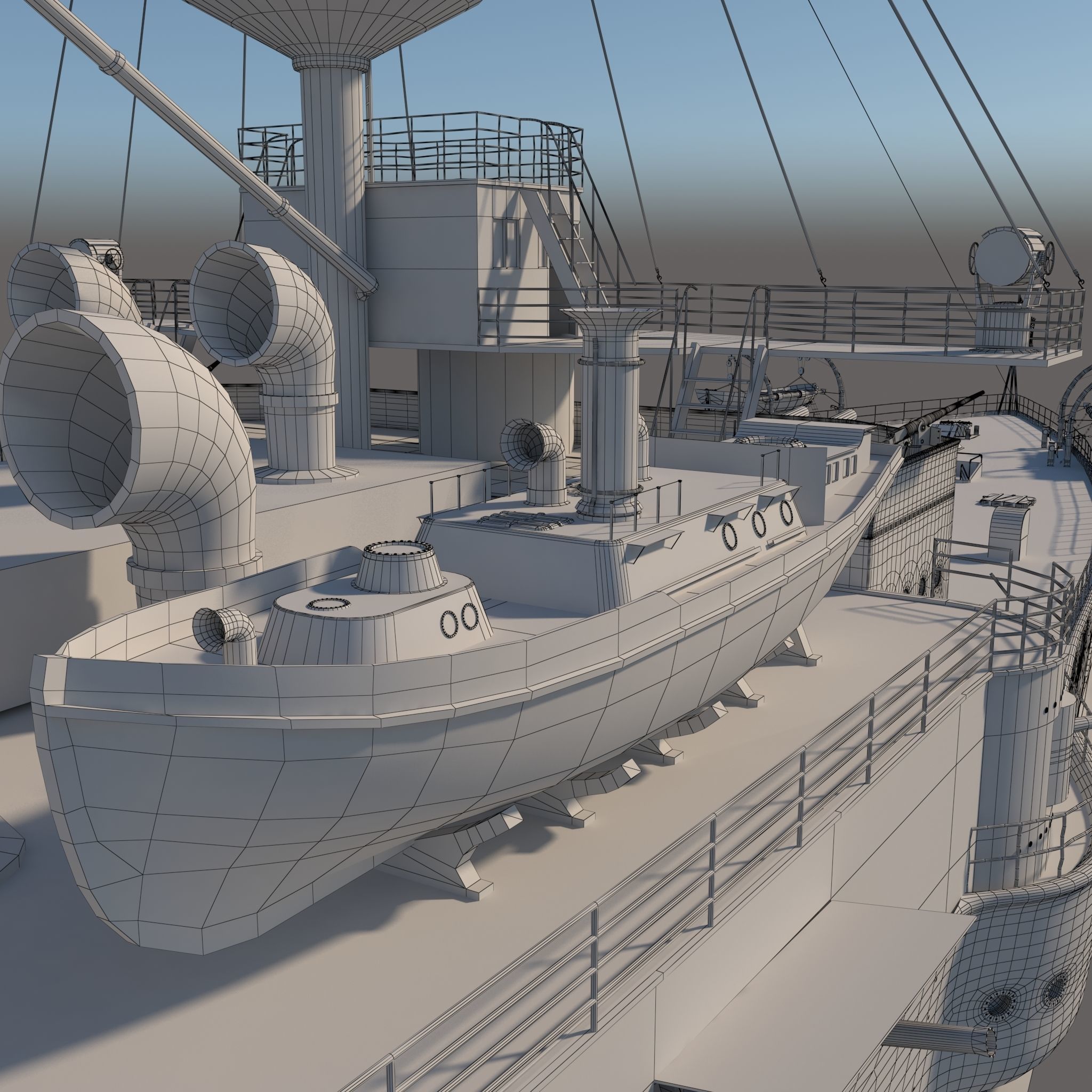 HMS OCEAN 3D model_17