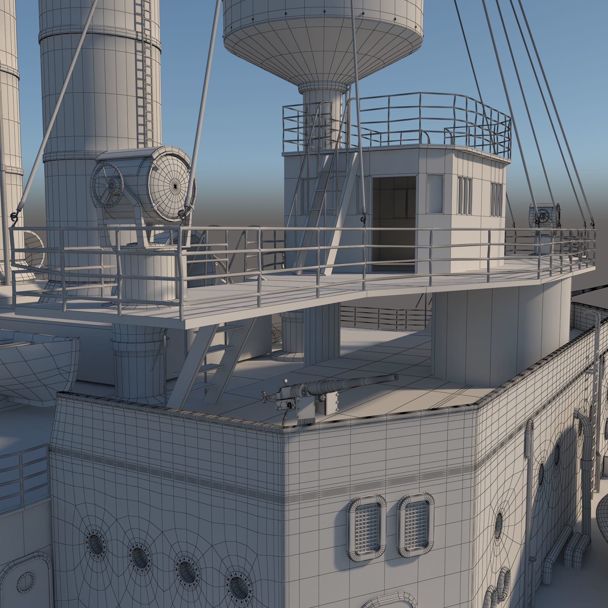 HMS OCEAN 3D model_21