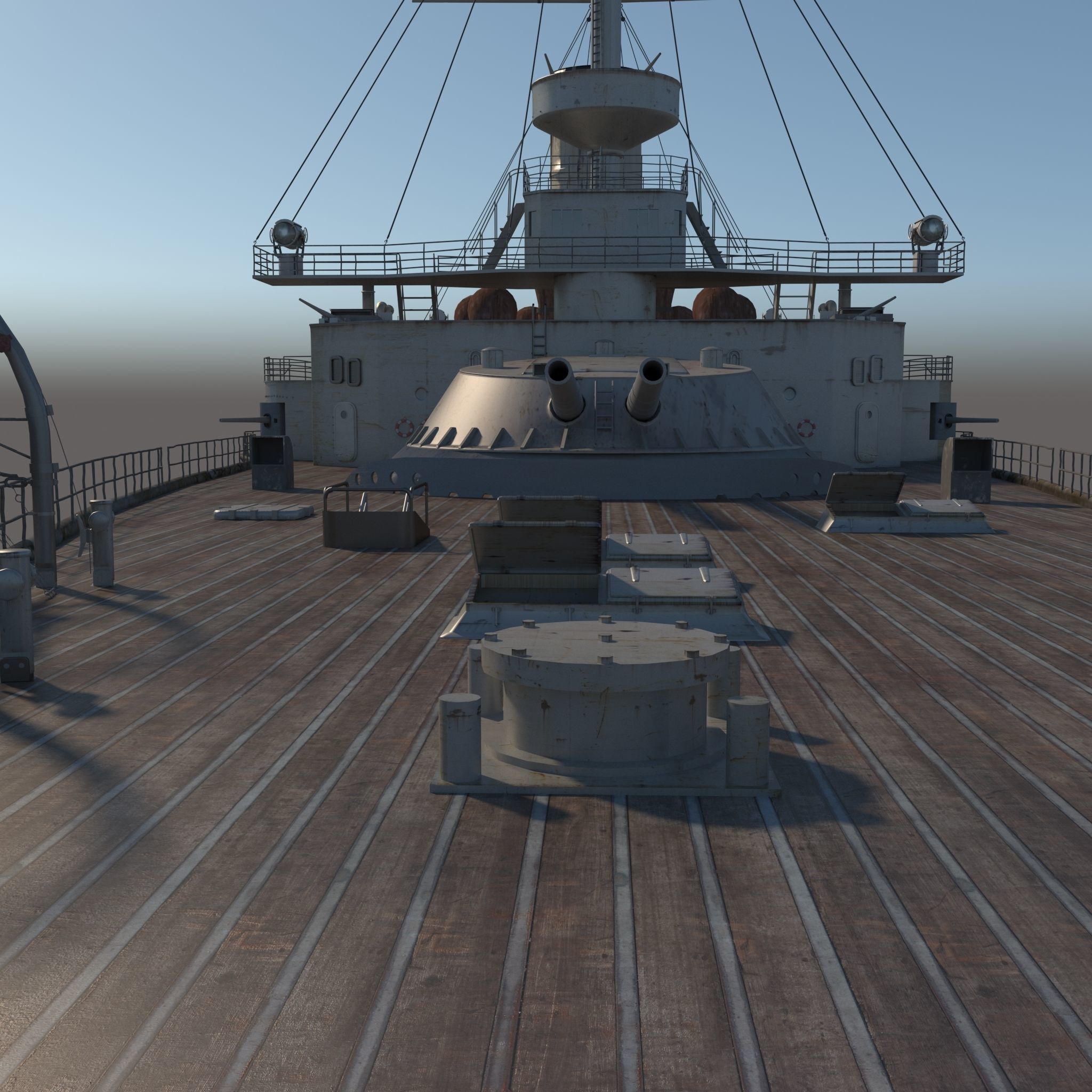 HMS OCEAN 3D model_10