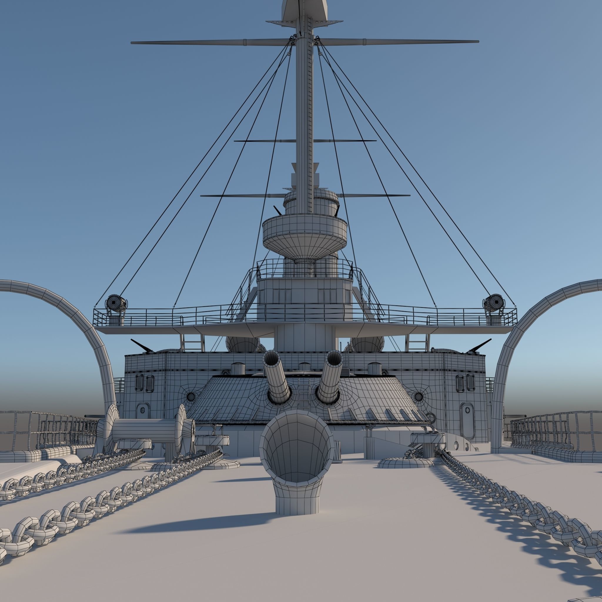 HMS OCEAN 3D model_13