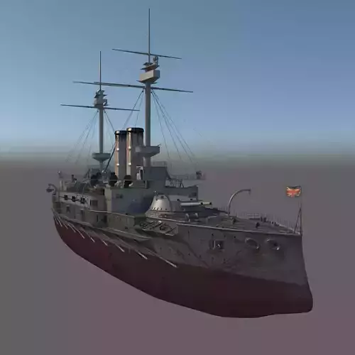 HMS OCEAN 3D model